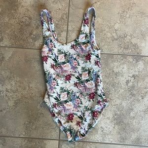 Show Me Your Mumu floral one piece swim suit